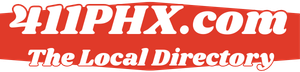 411PHX logo, the local business and events directory for Phoenix and surrounding communities.